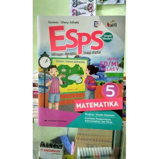 

ESPS MATEMATIKA 5 SD/MI KELAS V ( K13N ) ERLANGGA GUNANTO