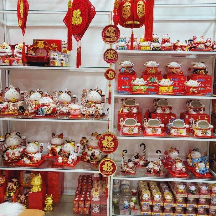 

Sale! Pajangan Patung Kecil Imlek Barongsai Shifu Plastik Keramik SJ Store