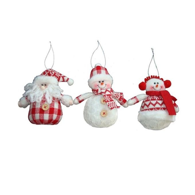 

Sale! Dekorasi Natal Aksesoris Gantungan Boneka Motif Natal Putih