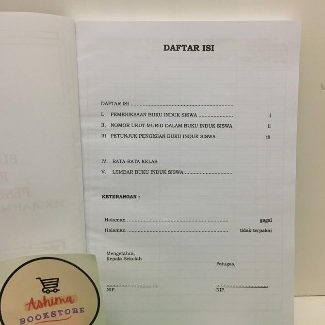

BUKU INDUK REGISTER PESERTA DIDIK SISWA SMK K13 SMK EDISI TERBARU