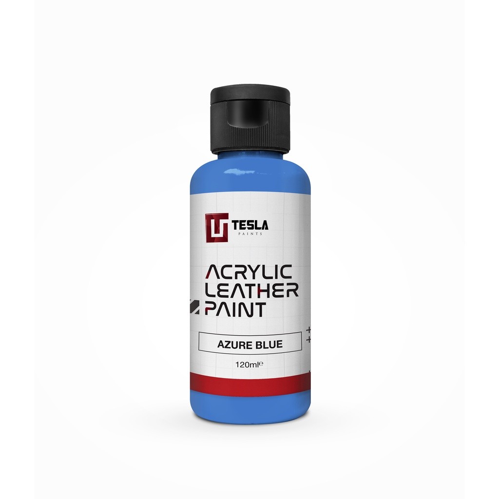 

ACRYLIC LEATHER PAINT - 120ML - AZURE BLUE