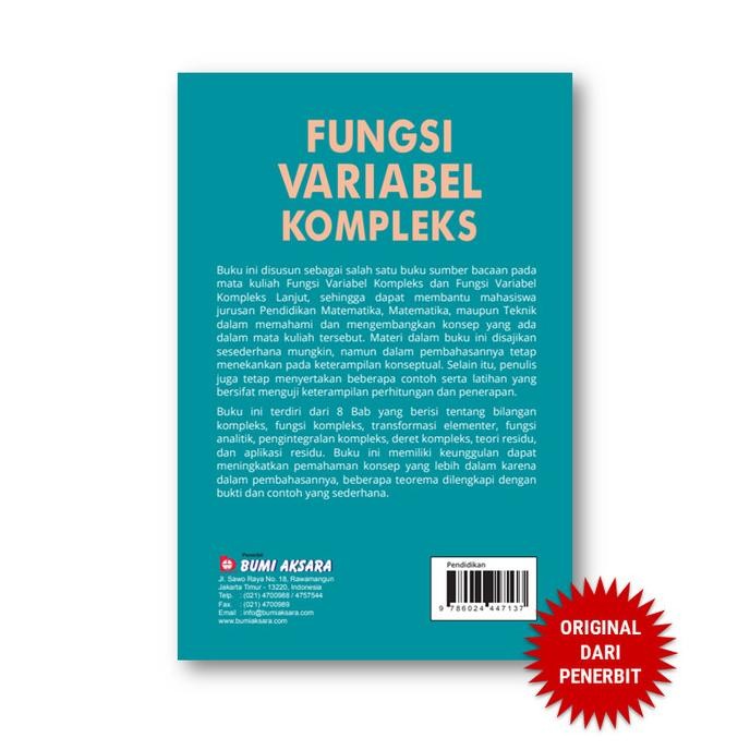 

Buku Fungsi Variabel Kompleks