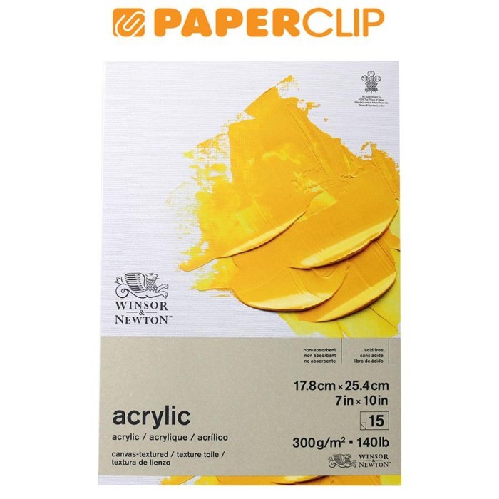 

PROMO! ACRYLIC PAPER PAD WINSOR & NEWTON 300G 7 6534001 15S