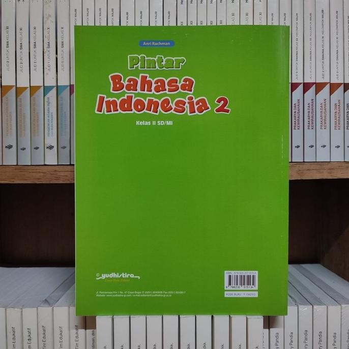 

Buku Pintar Bahasa Indonesia Kelas 2 SD Kurikulum Merdeka Yudhistira