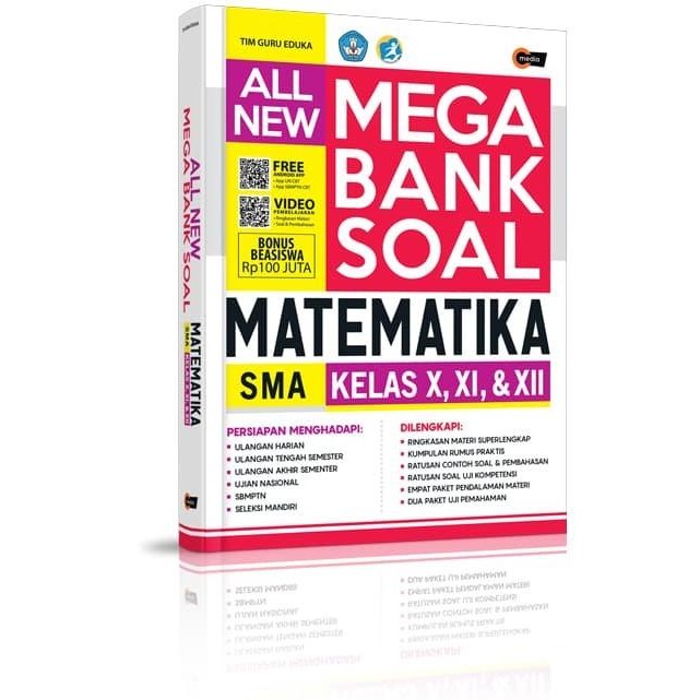 

All New Mega Bank Soal Matematika SMA Kelas X, XI, & XII