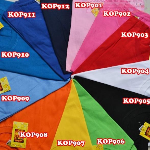 

KOP9 KAOS POLOS UK L (PER PCS) SIAP KIRIM