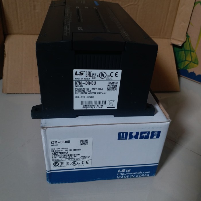 Murah LS PLC 40I/O K7M-DR40U Lengkap RS485 Non COD
