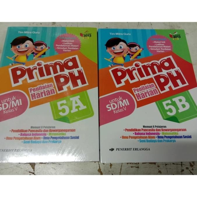 

ORIGINAL PAKET BUKU PRIMA PH KELAS 5A&5B K13N TIM MITRA GURU ERLANGGA