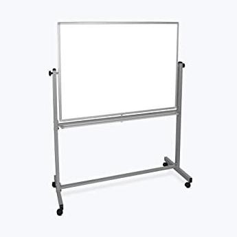Terlaris Papan Tulis Putih White Board Stand Besi Uk. 120 X 90 Cm Ready Stok