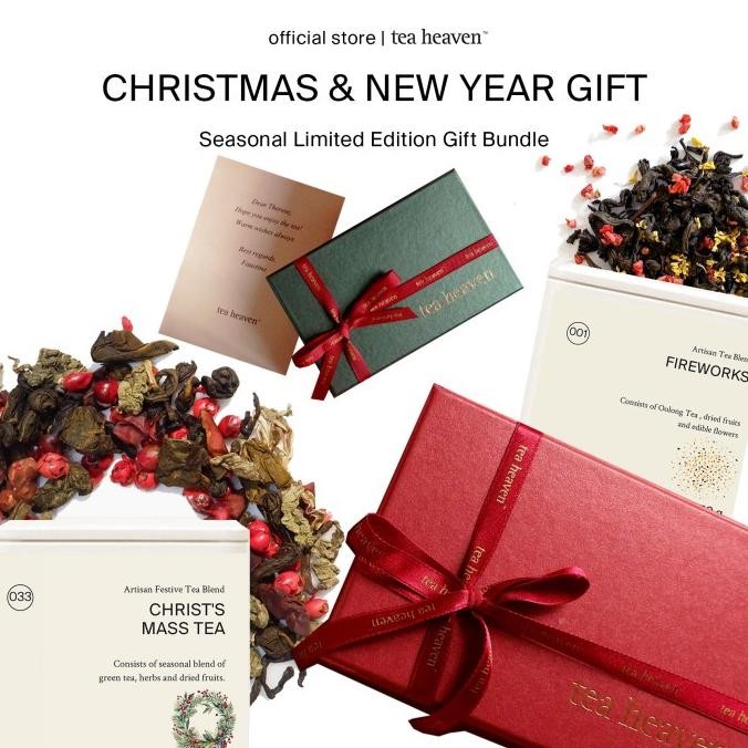 

CHRISTMAS & NEW YEAR HAMPERS GIFTBOX SET TEA HEAVEN SIGNATURE SIAP KIRIM