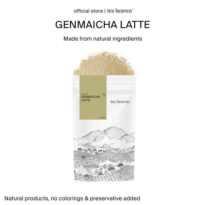 

GENMAICHA LATTE TEA POWDER / TEH HIJAU JEPANG / ROASTED RICE TEA LATTE SIAP KIRIM