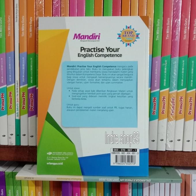 

Buku Mandiri Bahasa Inggris kelas 3/IX SMP K13N Erlangga