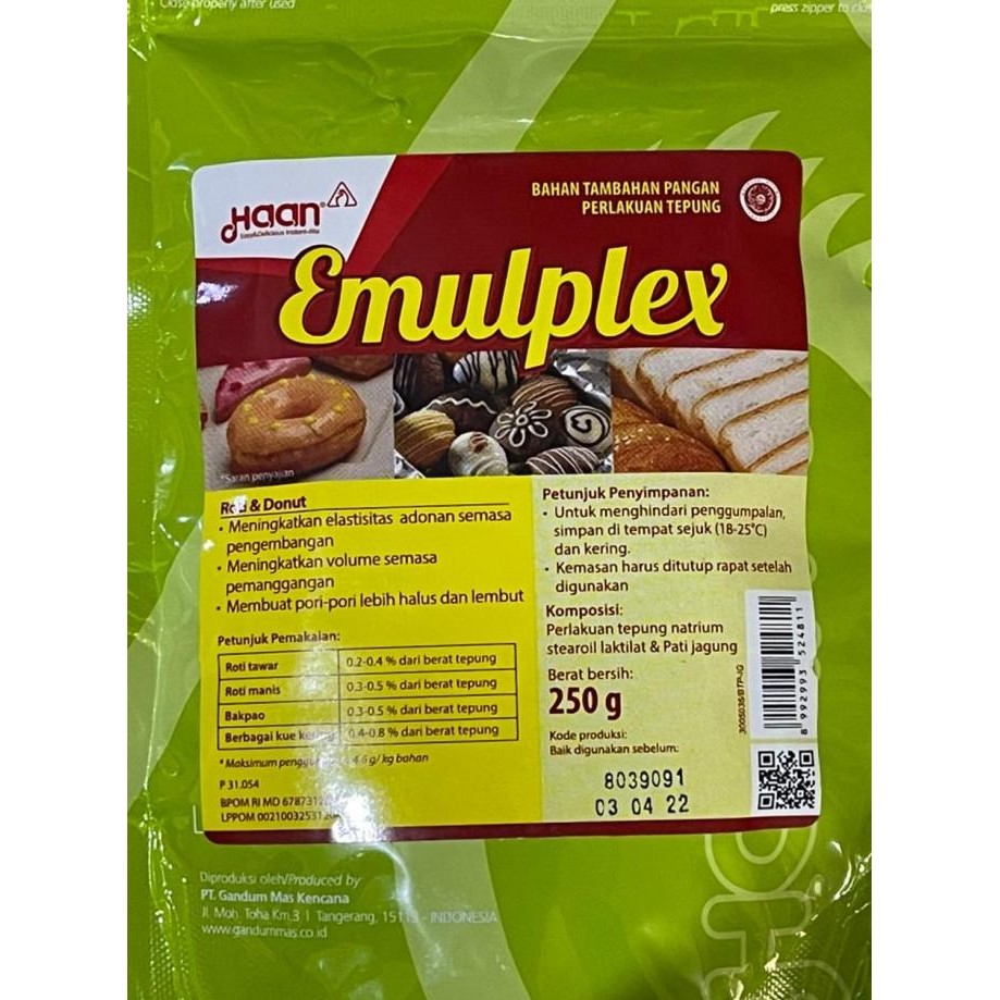 termurah haan emuplex 250gr / emplex perenyah kue cookies