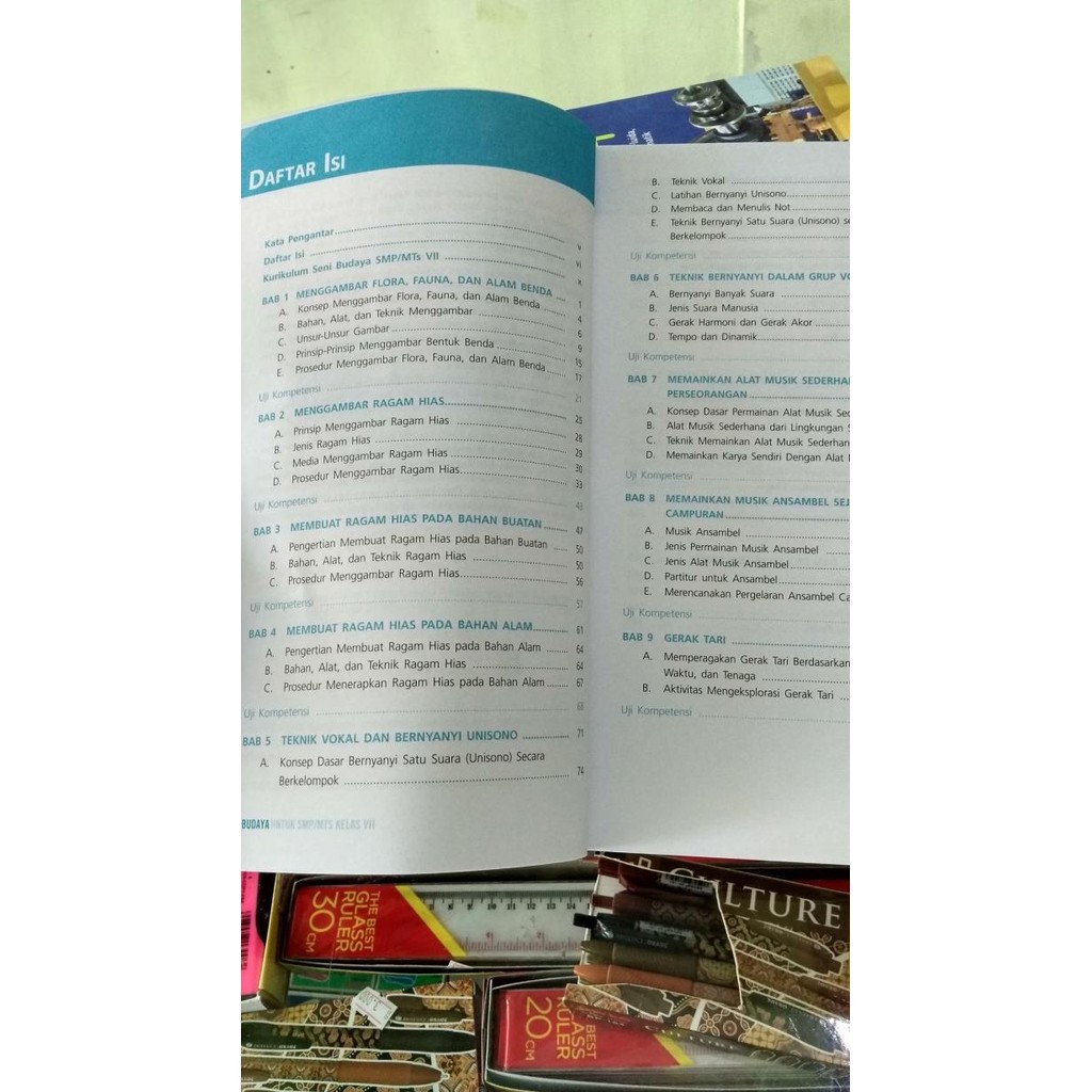

BEST SELLER SENI BUDAYA 1 UNTUK SMP/MTs KELAS VII ( K13N ) ERLANGGA