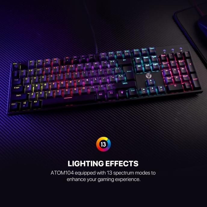 Fantech ATOM Fullsize MK886 RGB Gaming Mechanical Keyboard