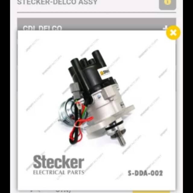 Delco Assy Cdi Espass Zebra 1.3 Classy