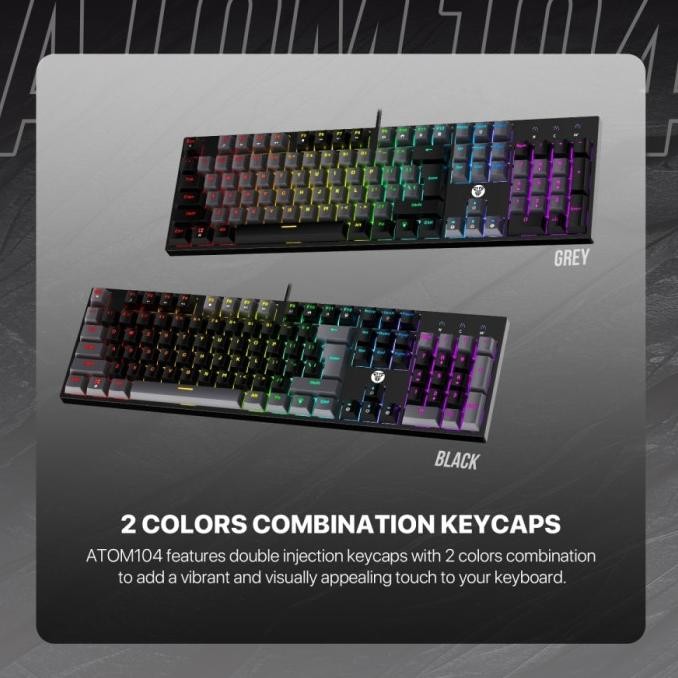 Fantech ATOM MK886 RGB Gaming Mechanical Keyboard Full Size