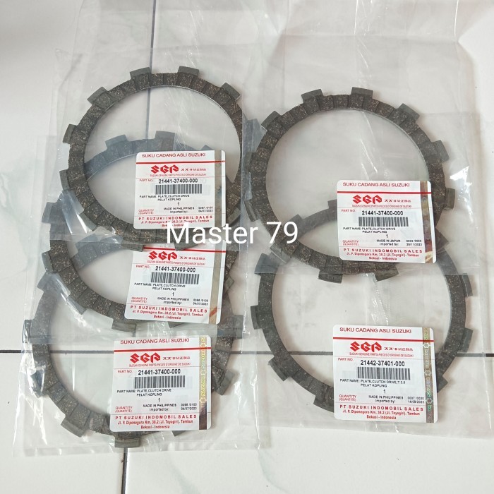 Kampas Kopling Set Thunder Gsx 250 Pnp Inazuma Original Suzuki Sgp