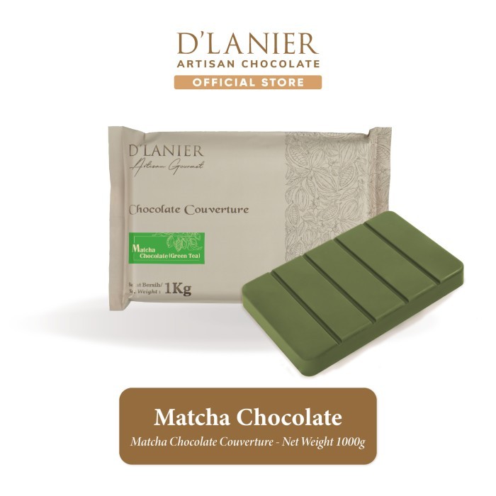 

D'Lanier Matcha Chocolate Couverture - 1 kg
