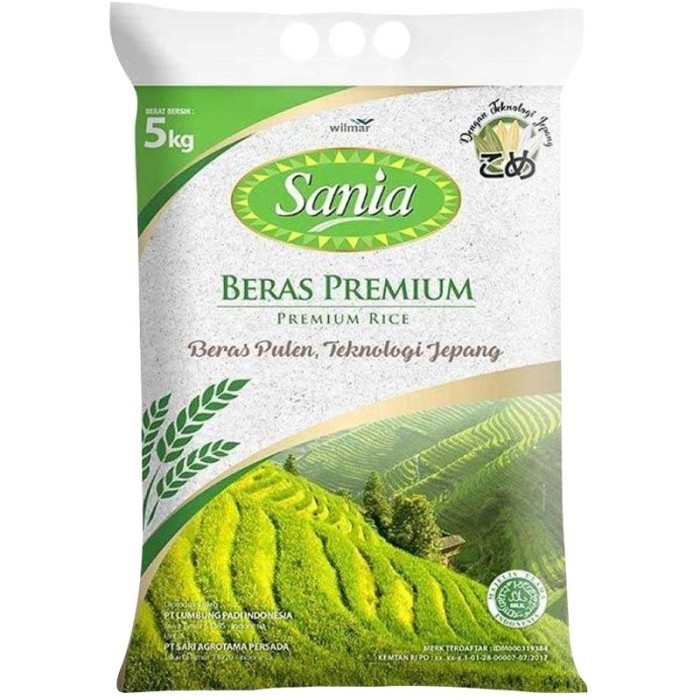 

Beras Sania 5 Kg Premium Rice