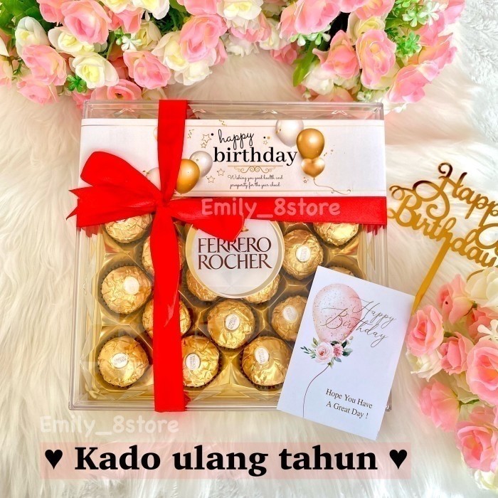 

KADO COKLAT FERRERO KADO ULANG TAHUN VALENTINE ANNIVERSARY NATAL