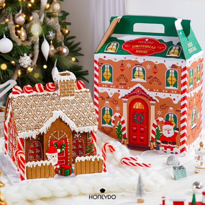 

Honeydo Ultimate Gingerbread House Cookies DIY Kit Kue Christmas Natal