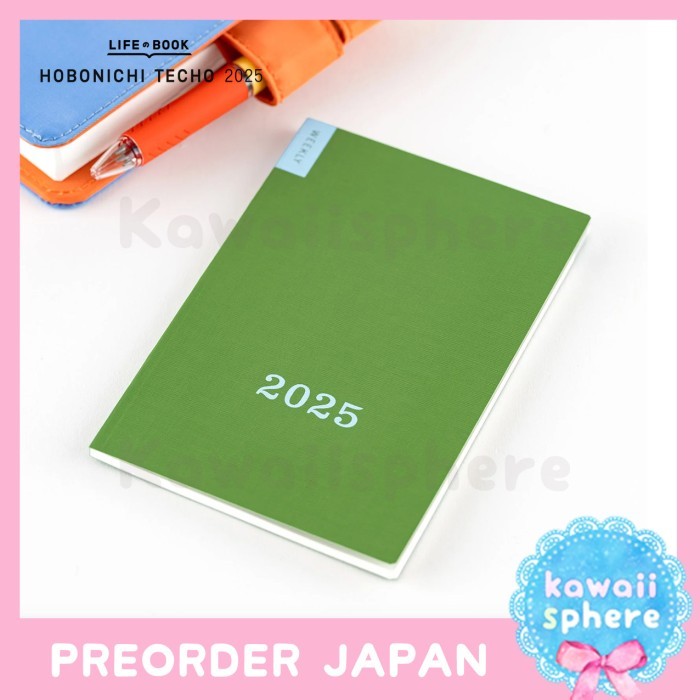 

Hobonichi Weekly Calendar 2025 A6 Size Weekly Vertical Planner Preorder Handcarry Jepang Hobonichi