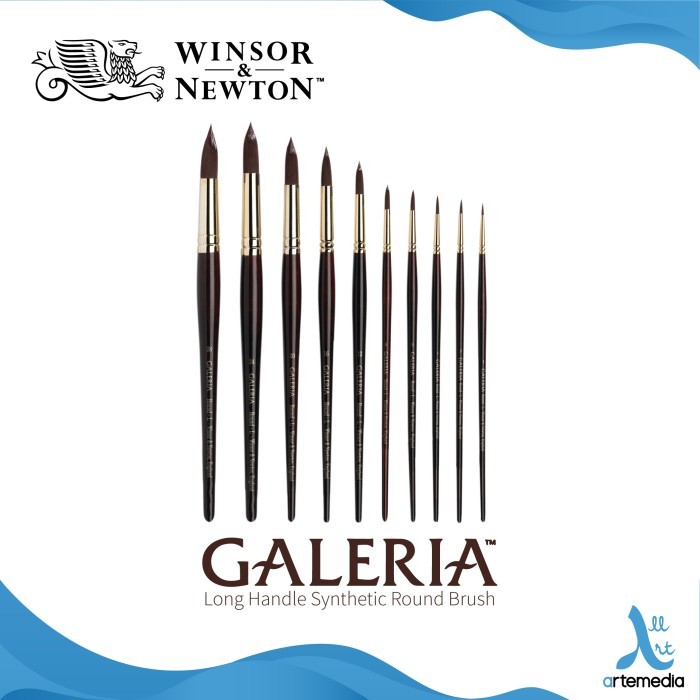 

Kuas Lukis Winsor & Newton Galeria Acrylic Round Brush Long Handle