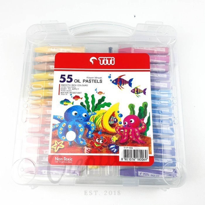 

TITI Crayon Oil Pastel 55 Warna Case