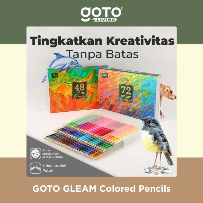 

Goto Gleam Color Pencil Pensil Warna Lengkap Isi 48 72 Pcs Besar