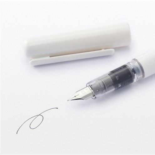 

Muji Polycarbonate fountain pen / reill catridge - pulpen kaligrafi