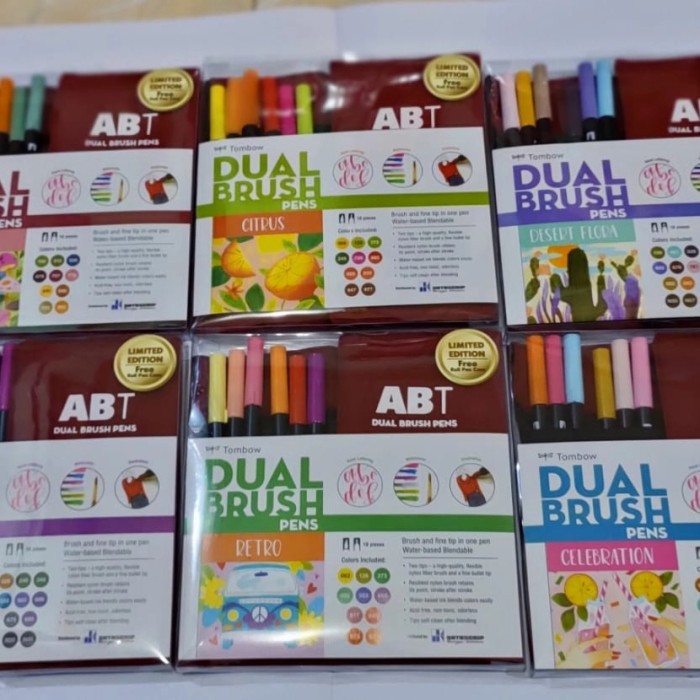 

TOMBOW DUAL BRUSH PEN SET 10 COLOUR LIMITED EDITION