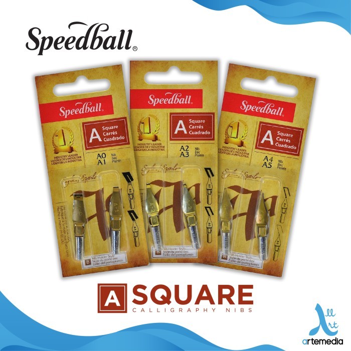 Mata Pena Kaligrafi Speedball A Square Nibs Calligraphy