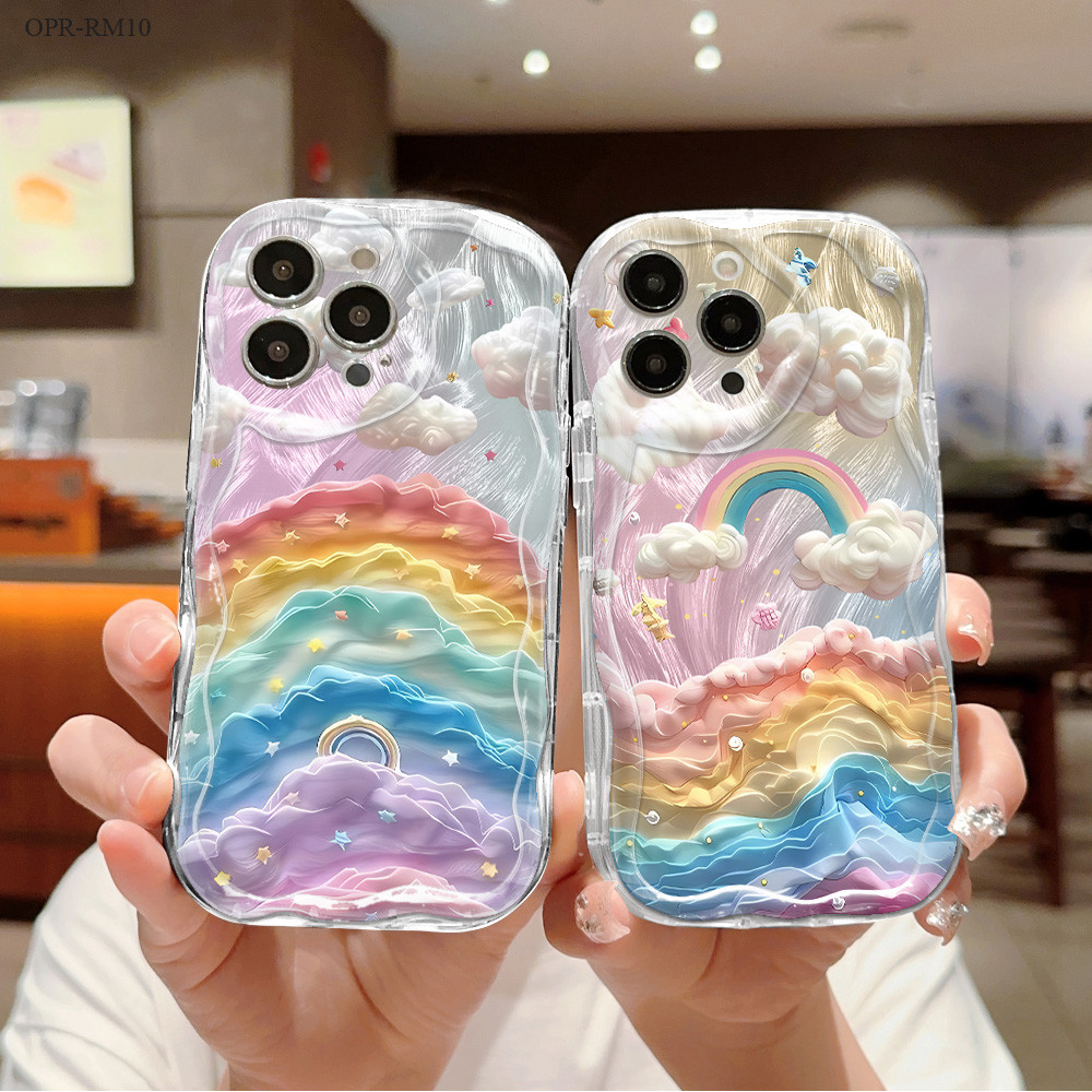 Casing Hp Untuk Realme 14 14T 12 10 8 7 7i 6 6i 5 5i 5S 2 C17 Pro Plus 5G NY 6623 Cream Case Kesing 