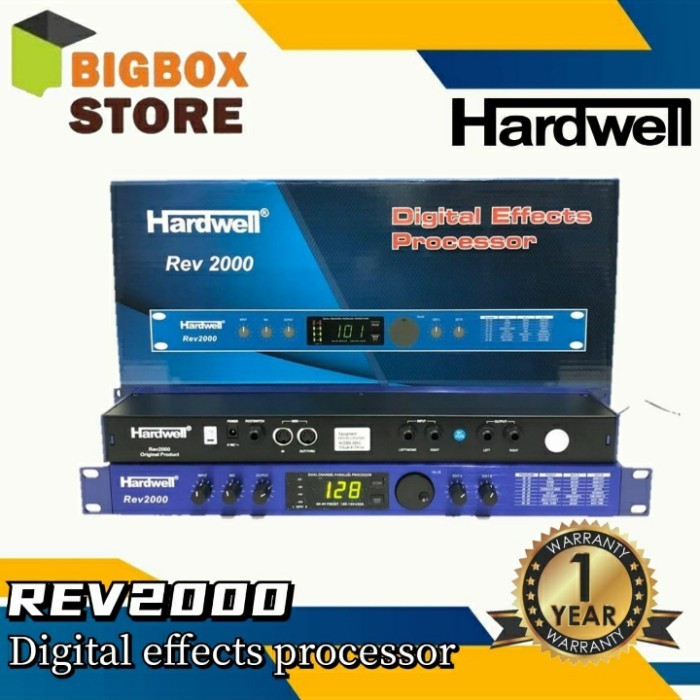 Efek Vokal Hardwell Rev2000 / Rev 2000 Effect Vocal Rev 2000 Original