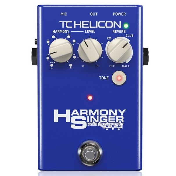 Stomp Box Efek Vokal Dengan Kontrol Gitar Tc Helicon Harmony Singer 2 Vocal Effects Stomp Box With