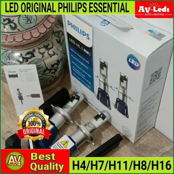 Lampu Led Mobil H4 H11 H8 H7 H16 Philips Ultinon Essential