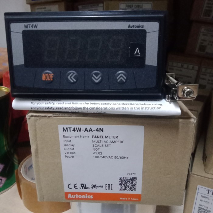 PANEL METER AUTONICS MT4W-AA-4N/MT4W-AA-4N AUTONICS