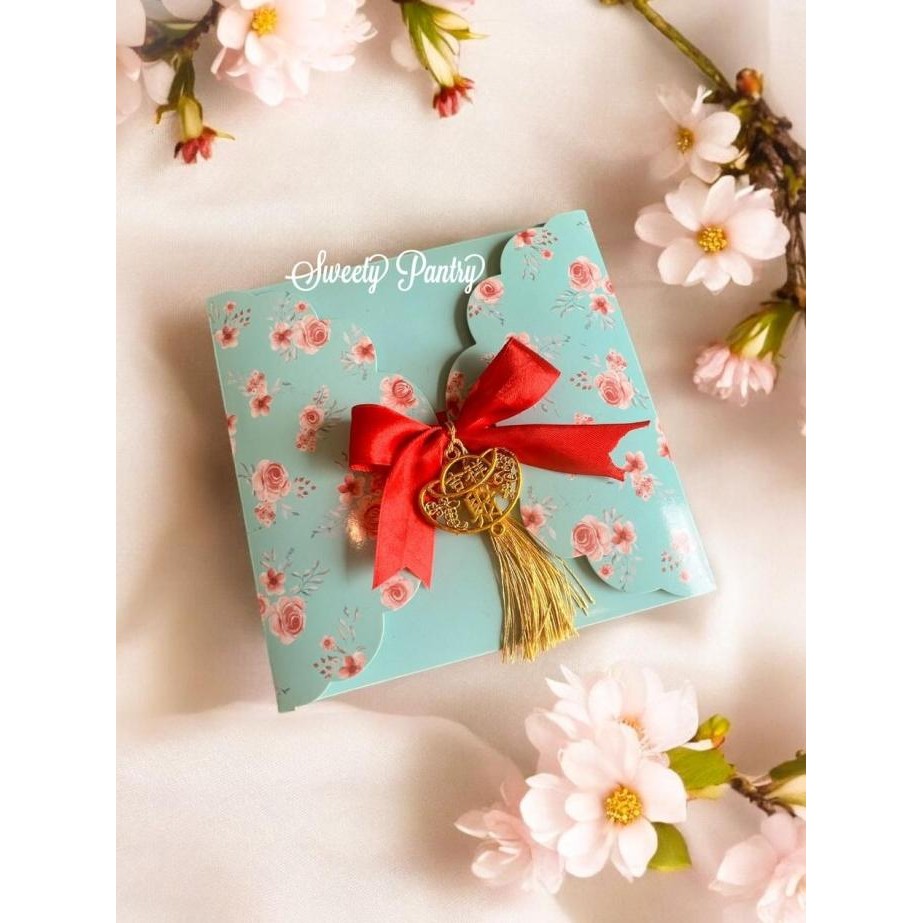 

''Terlaris" Yihua - Box Dus Packaging Hampers Imlek Kemasan Kotak Cny Uk 20X20X6 Cm Murah