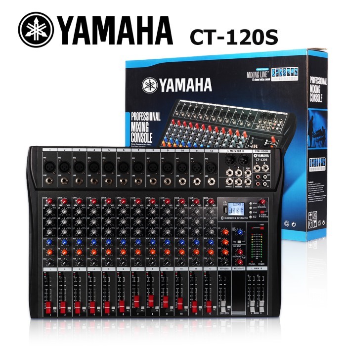 Audio Mixer 12 Saluranyamaha Ct120S Bluetooth,Usb,Record