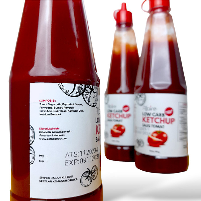 

SAUS SAMBAL SAUS TOMAT KETO SUGAR FREE CHILI TOMATO SAUCE
