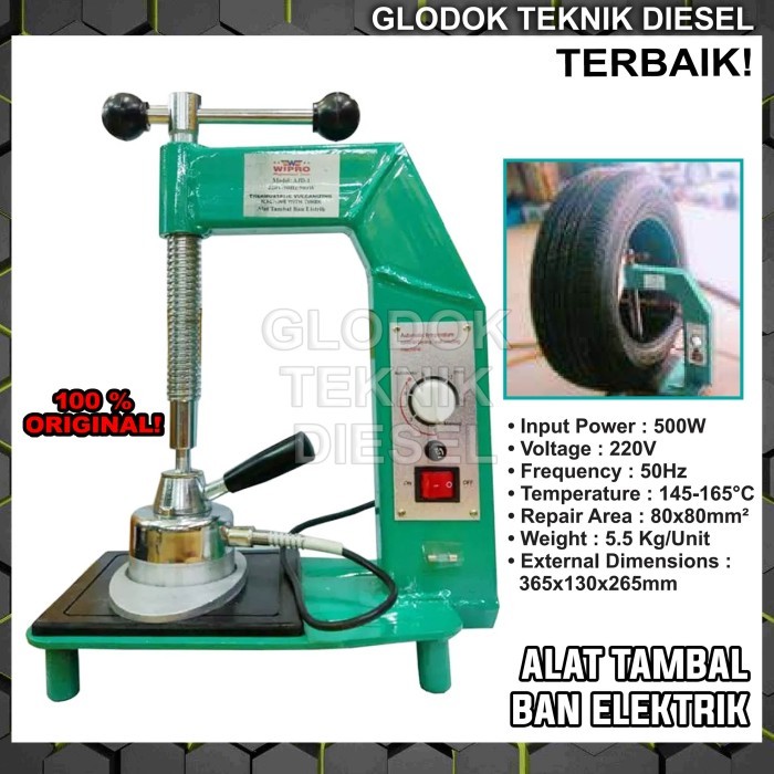 Wipro Alat Pemanas Tambal Ban Tubeless Elektrik AJD-1 AJD1 ORIGINAL