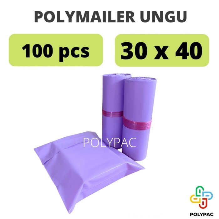 

Sale Polymailer Ungu Lilac [30X40] Isi 100 Pc - Polymailer Warna Ungu