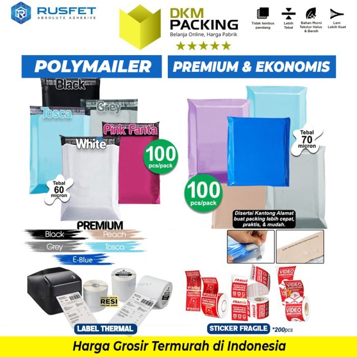 

Sale Polymailer Polos Pack Amplop Plastik Packing Online Premium Ekonomis