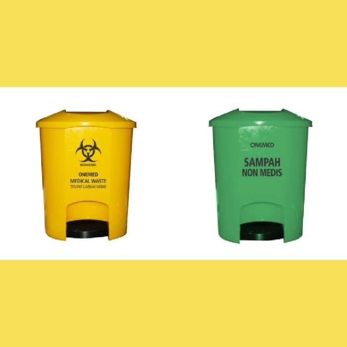 Ready To Order Tempat Sampah Injak Limbah Medis Dan Limbah Non Medis 36 Liter