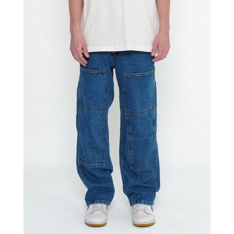 Erigo Denim Jeans Geir Medium Blue D.K Unisex