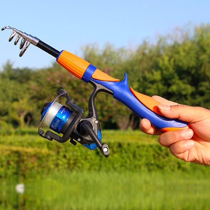 Joran Antena Bc Ruas Pendek Baitcasting Telescopic Teleskopik 4Kg