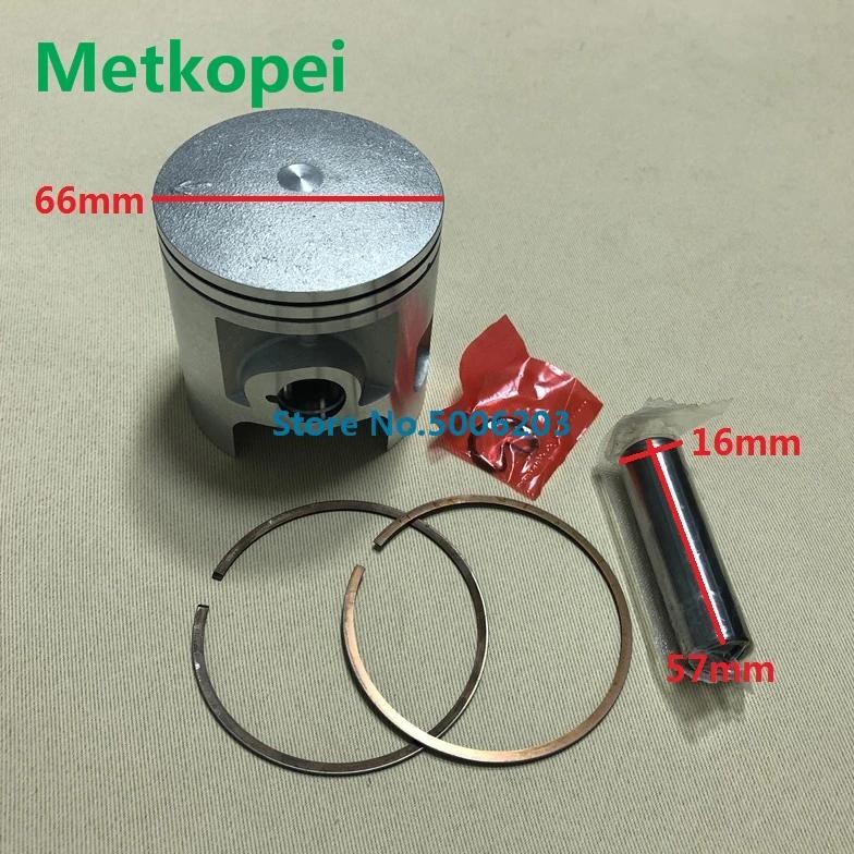 motorcycle parts dtmx 175 dt175 piston ring assembly piston diameter 66mm piston pin 16mm for yamaha