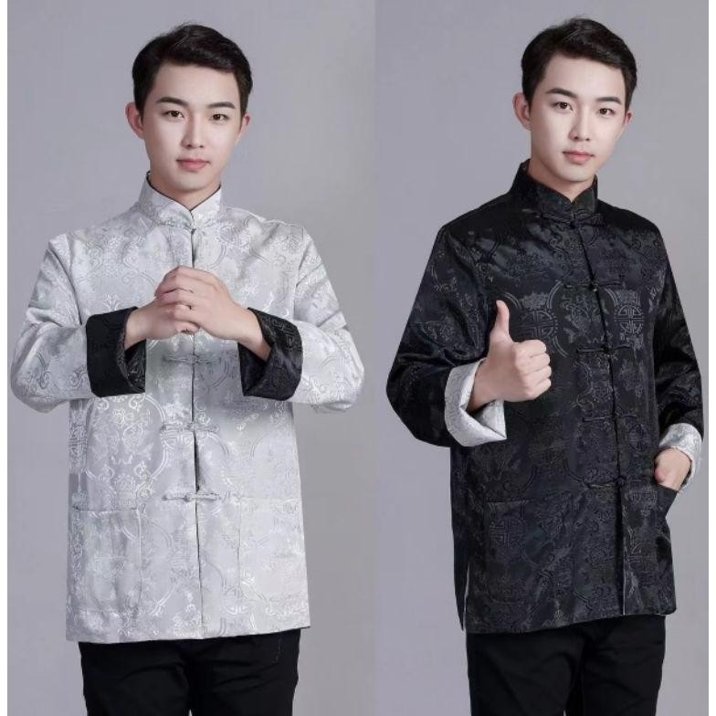 WET MURAH Cheongsam Pria Model Bolak Balik