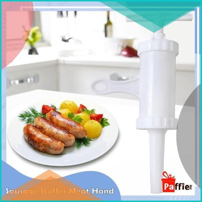 

Sausage stuffer meat hand filler alat bantu isian adonan sosis dapur A